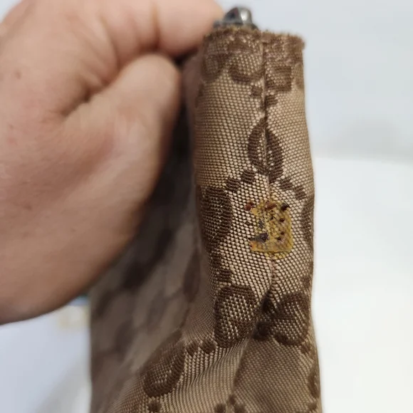 Gucci Authentic  pochette GG canvas bag pouch #103399 - Picture 9 of 16